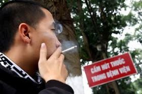 Xử phạt vi phạm quy định về địa điểm cấm hút thuốc lá