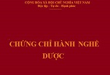 Thủ tục thu hồi Chứng chỉ hành nghề dược